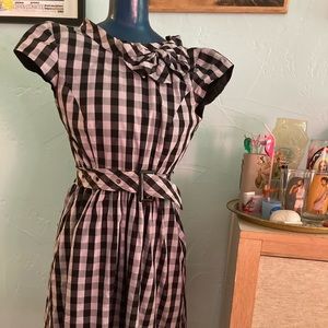 Kensie Plaid A-line Dress